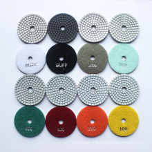 China white 80mm marble and granite diamond wet and dry grinding polishing pad